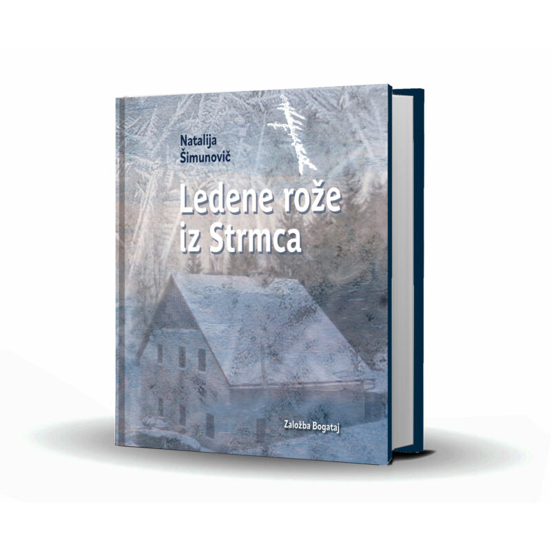 Ledene rože iz Strmca danes v Ledinah blank book cover over white