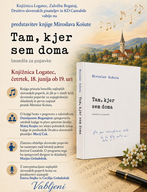 plakat tam kjer sem doma logatec 1